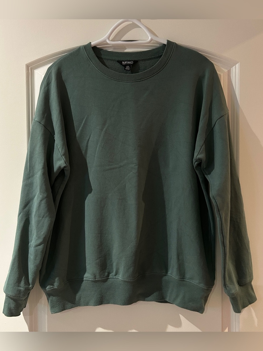 Buffalo David Bitton Unisex Crewneck Sweatshirt - Teal Green